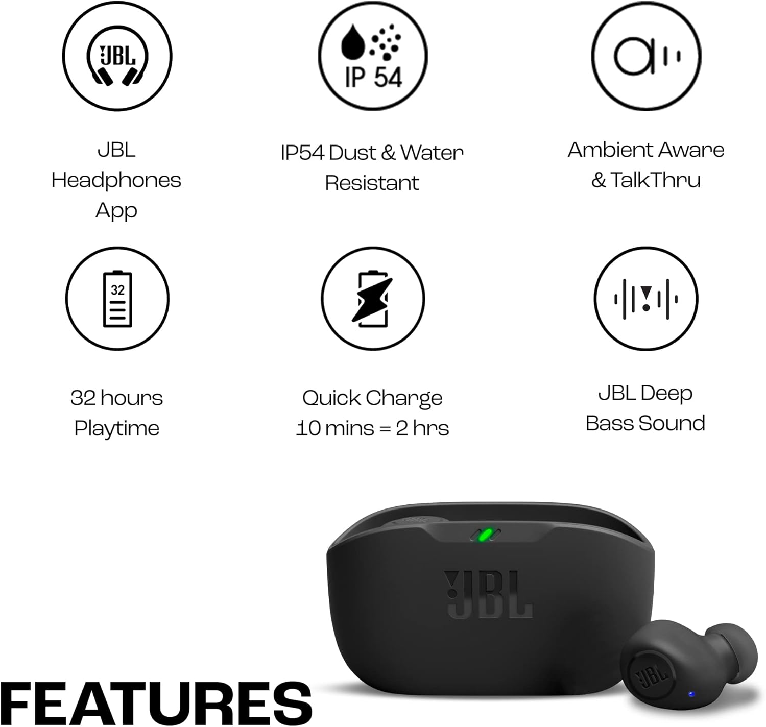 JBL Wave Buds True Wireless Earbuds JBL Wave Buds True Wireless Earbuds